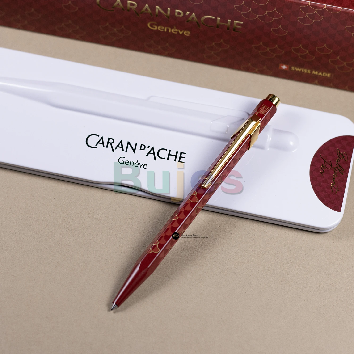 Caran D'ache 849 Dragon Special Limited Metal Ballpoint Pen,hexagonal