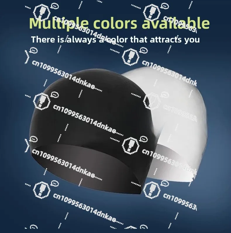 3D Competition Swimming Cap Professional Training Waterproof Silicone Swimming Cap Men and Women Do Not Restrain Their Heads