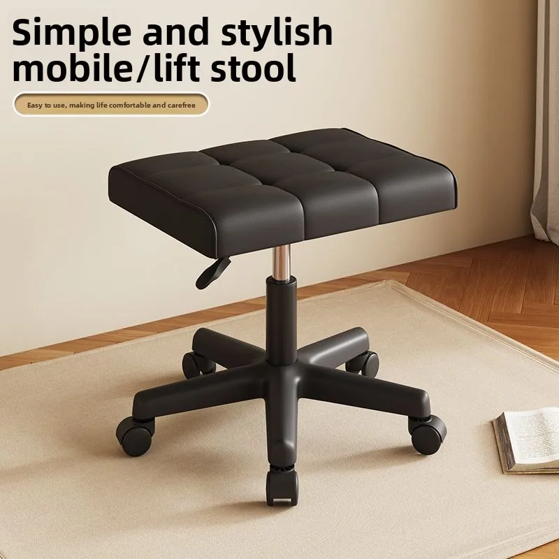 Apoio para os pés com altura ajustável para cadeira de escritório, apoio elevatório para colocar sob a mesa, com espuma de memória, apoio ergonómico p