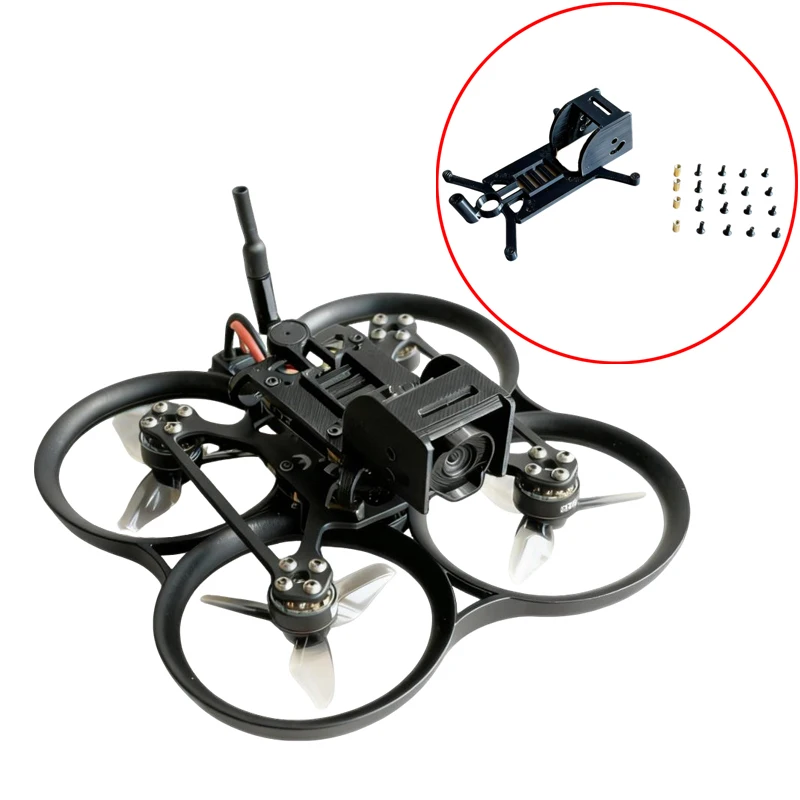 

1Set For DJI O3/O4 Image Transmission Mounting Bracket Camera Protective Holder Shock Absorb for BetaFPV Pavo 20/Pro/Femto/Pico