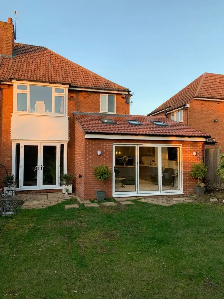 أبواب الأكورديون المصنع مباشرة عازلة للصوت باب زجاجي قابل للطي ثنائي الطي ألومنيوم بانورامي قابل للطي فناء أبواب ثنائية الطي للمنزل #6