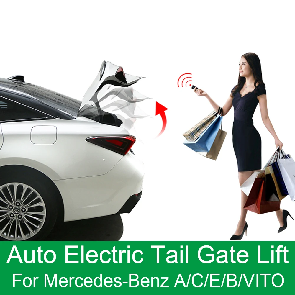 Smart Auto Electric Tail Gate Lift for Mercedes-Benz A/C/E/B Class VITO Control Set Height Avoid Pinch With Latch Function