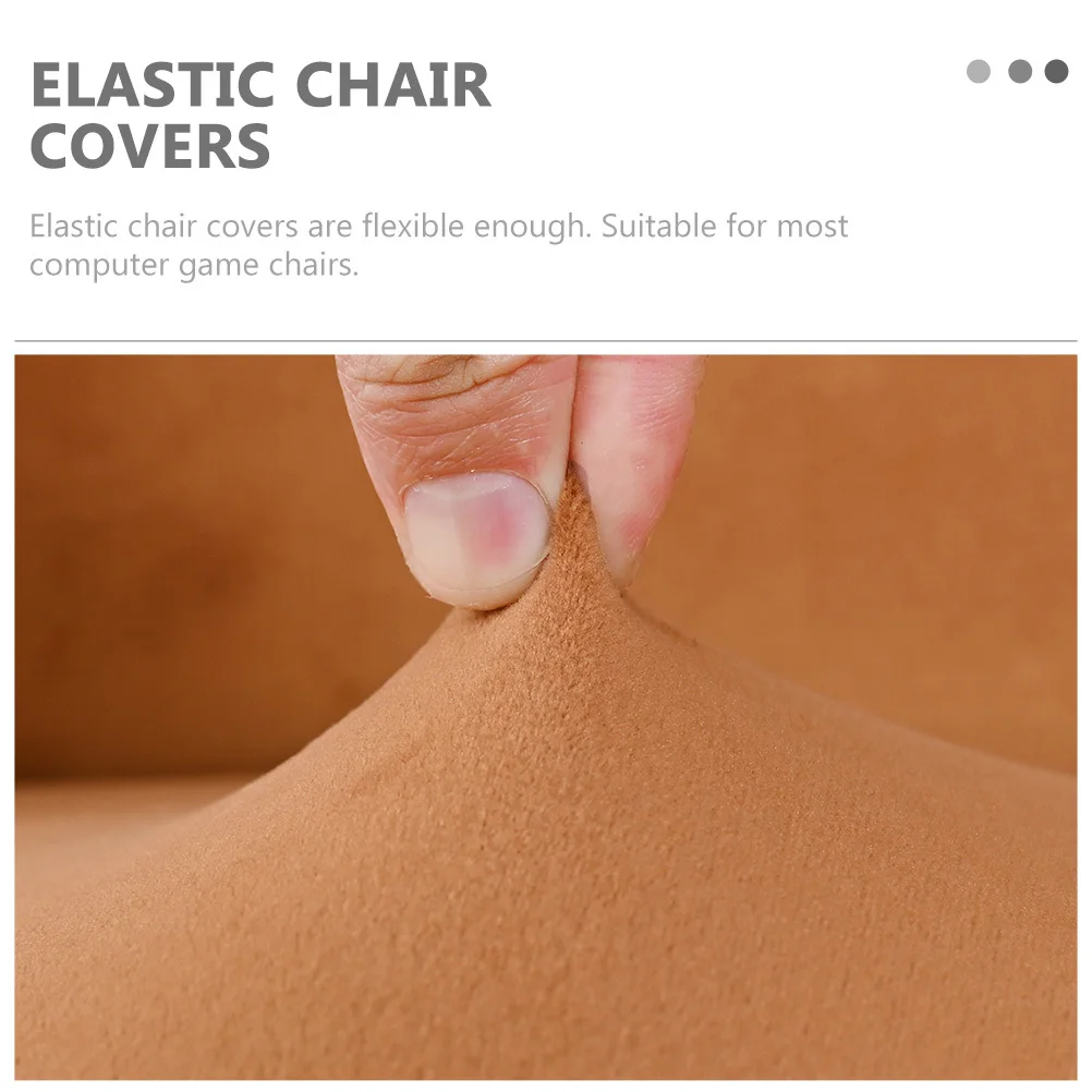 

1Set Gaming Chair Cover Redecorate and Protect Old Chairs Elastic Stretchable Office Chair Slipcover for Computer Room Swivel