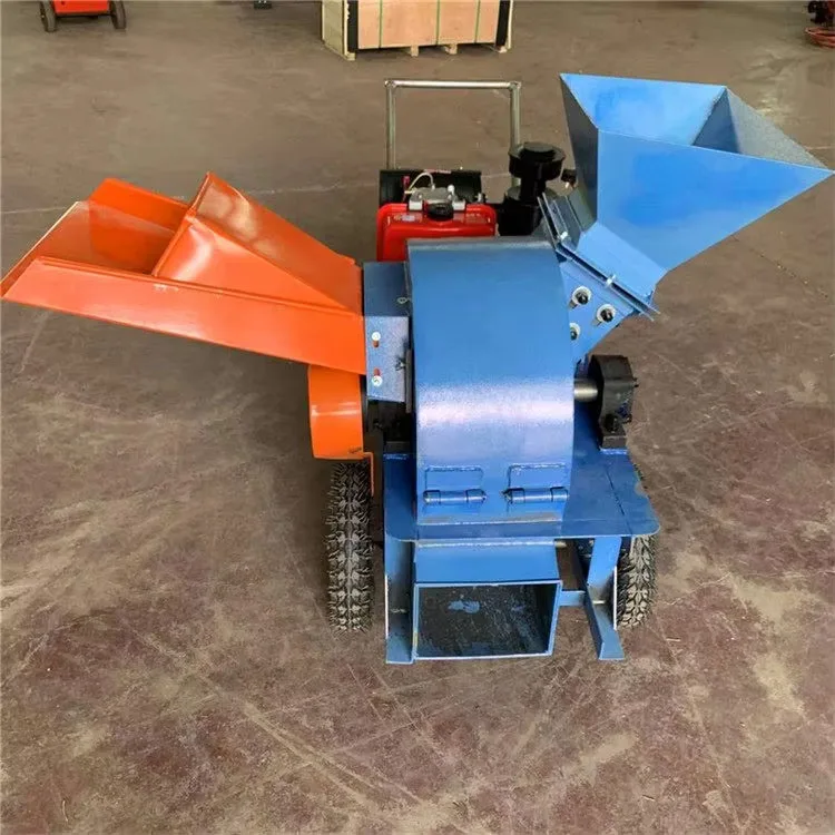 High Quality Woodchipper Crusher Machine - Produces Sawdust Powder, Wooden Case Provided
