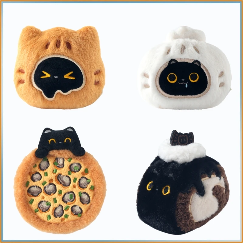 

Genuine Sofdoll Cat Plush Doll Keychain - Kawaii Food-Themed Doll Plush Toy Collectible Gift For Lover