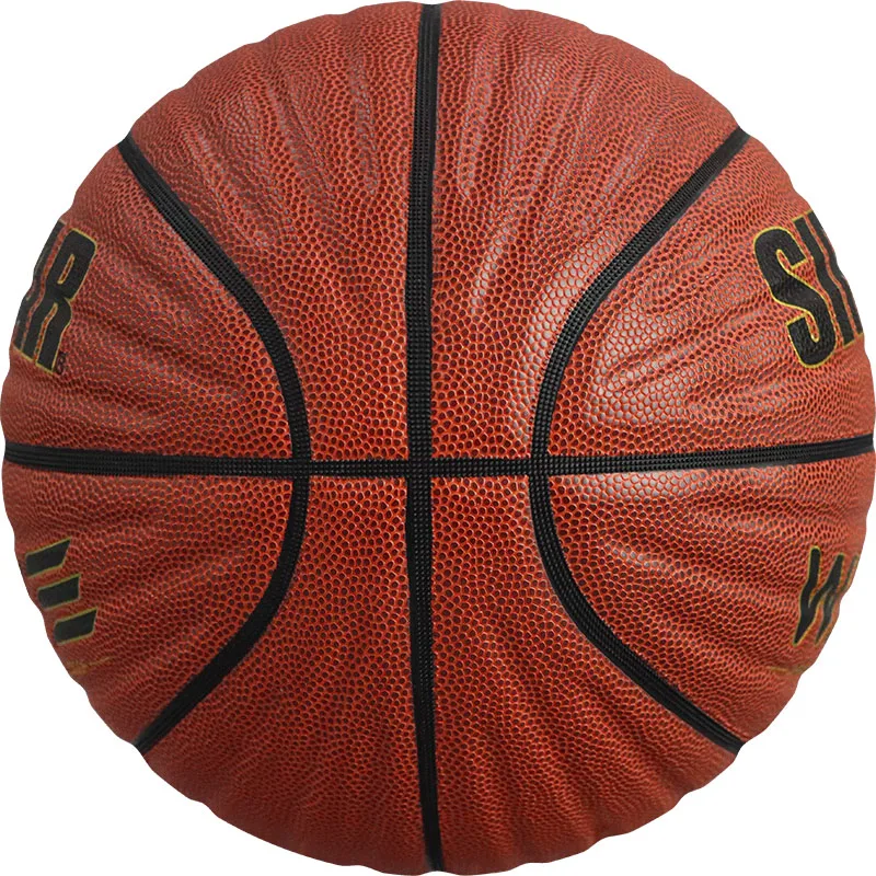 SIRDAR บาสเกตบอล 5 6 7 EZ-K สีม่วงสีเหลือง PU กลางแจ้งในร่มลูกผู้หญิงชายหนุ่มการแข่งขันการฝึกอบรม Basketalls