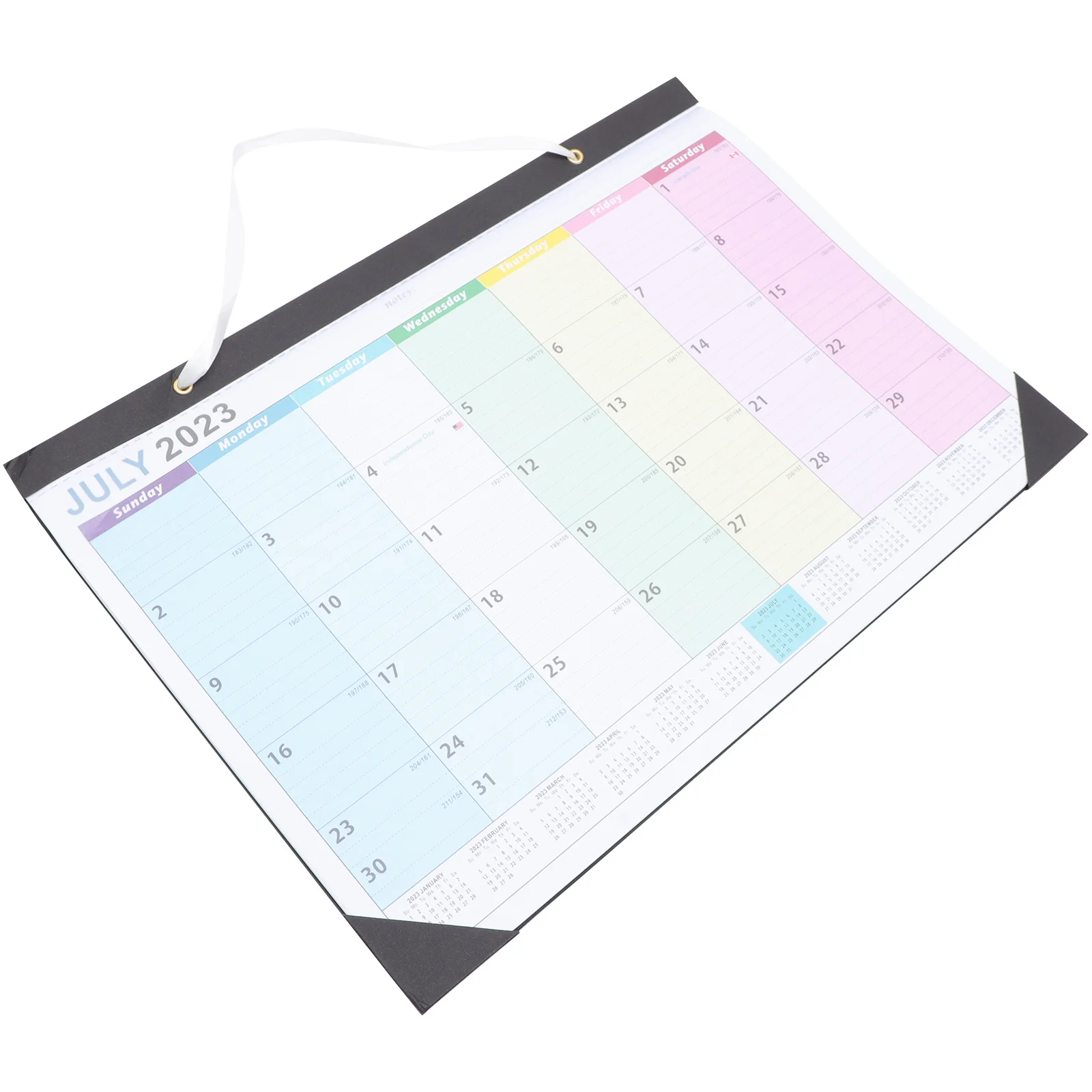 تقويم العد التنازلي 2023-2024 جدار إنجليزي شهري للمنزل والمكتب طباعة واضحة ملاحظة تخطيط موعد قوي