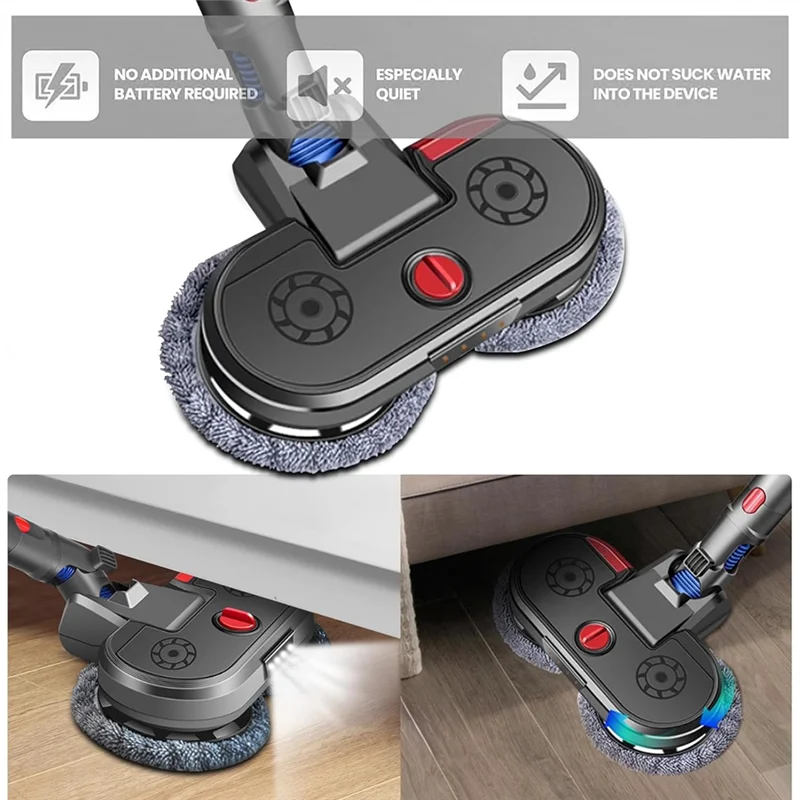 ABVI-2 в 1, пылесос, электрический инструмент для пола для Dyson V7, V8, V10, V11, V15, одновременная и эффективная уборка