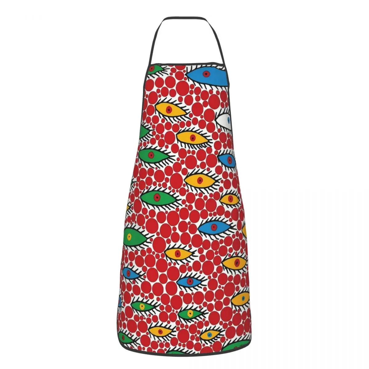 Yayoi Kusama Flying Eyes Bib Apron Adult Women Men Chef Tablier Cuisine for Cooking Kitchen Abstract Art Surrealism Baking