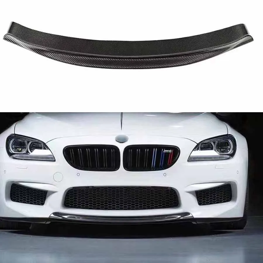 

For BMW 6 Series F06 F12 F13 M6 Carbon Fiber Car Front Bumper Diverter Spoiler Diffuser Front lip chin upgraded body kit