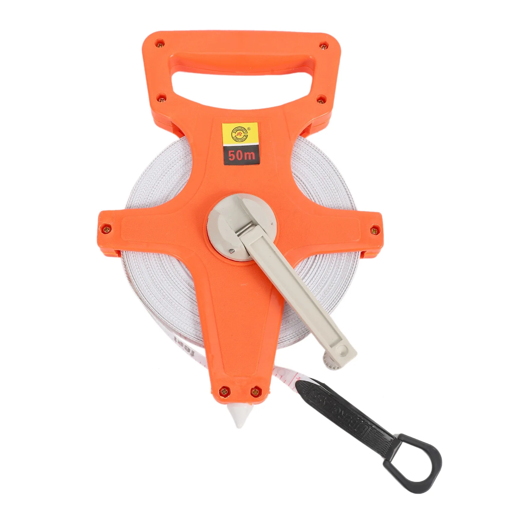 【HOT A71T】 1Pc 30M/100ft Meter Open Reel Fiberglass Tape Measure Inch Metric Scale Impact Resistant Plastic Measure Tools