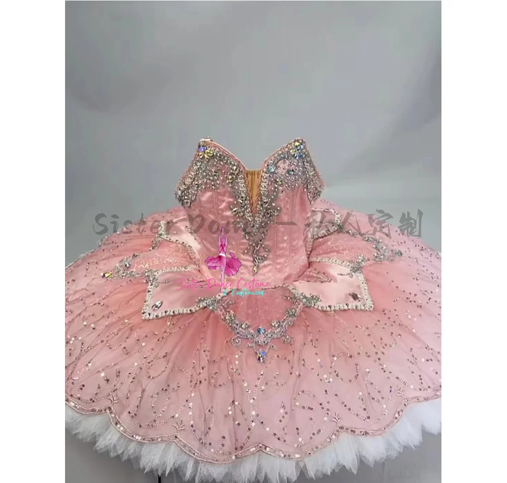 

2024 New candy fairy and other variations of the tutu high-end custom women's children's dance competition costume