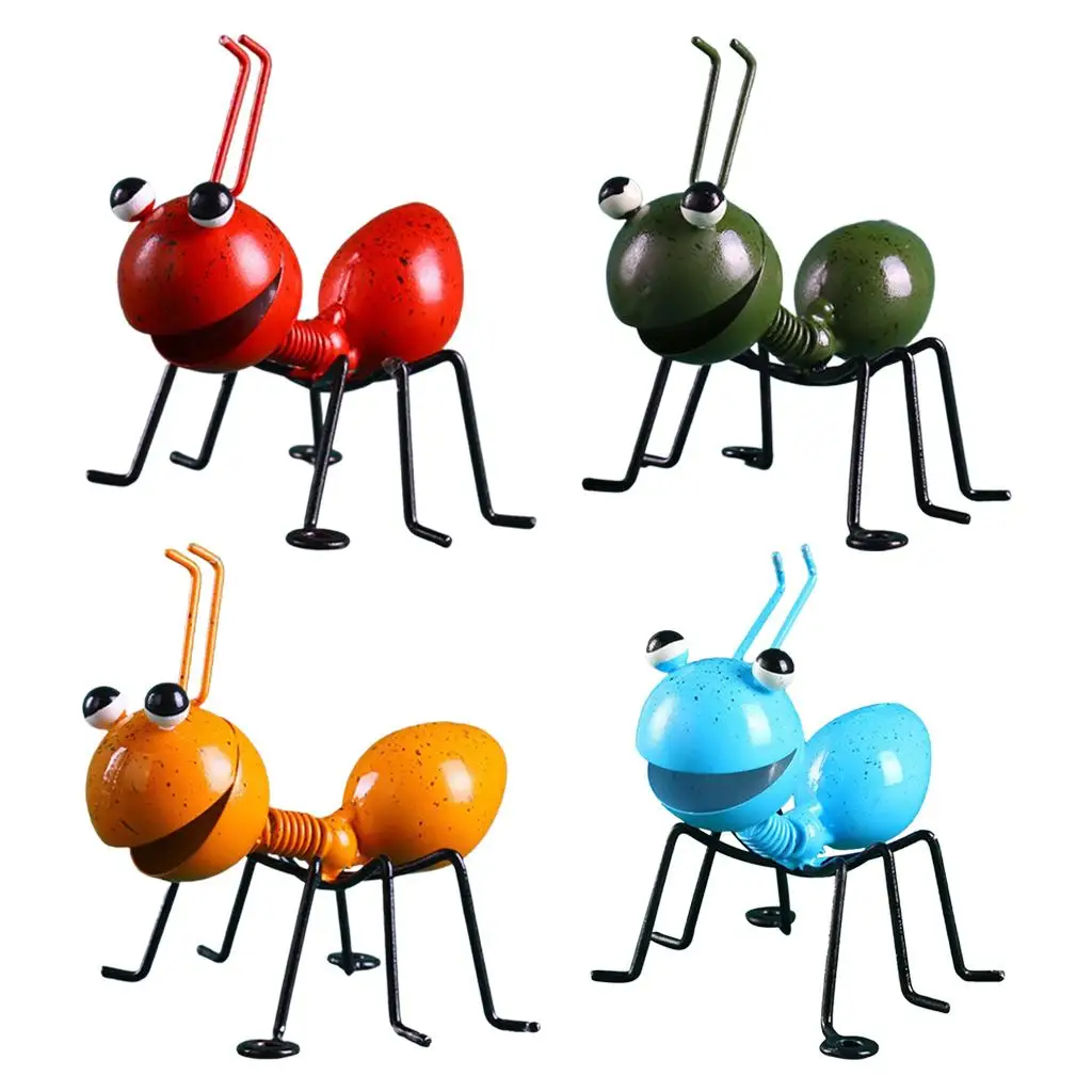 Hanging Ant Ornament Cute Insect Art Garden Metal Sculpture Wall Lawn Decor AU