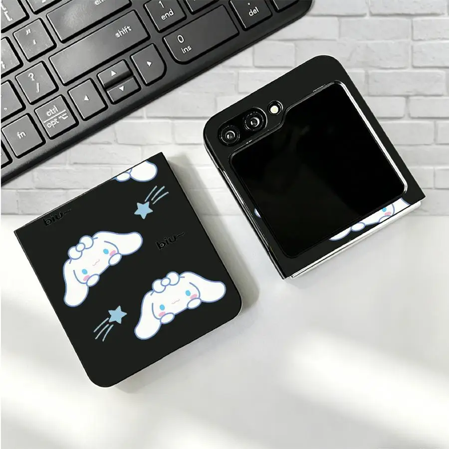 Sanrio Cinnamoroll Cartoon Case for Samsung Galaxy Z Flip 8 Flip7 FE Flip5 Flip4 Flip3 Z Fold 8 7 6 5 4 3 Flip6 Z Flip 7 6 5 4 3