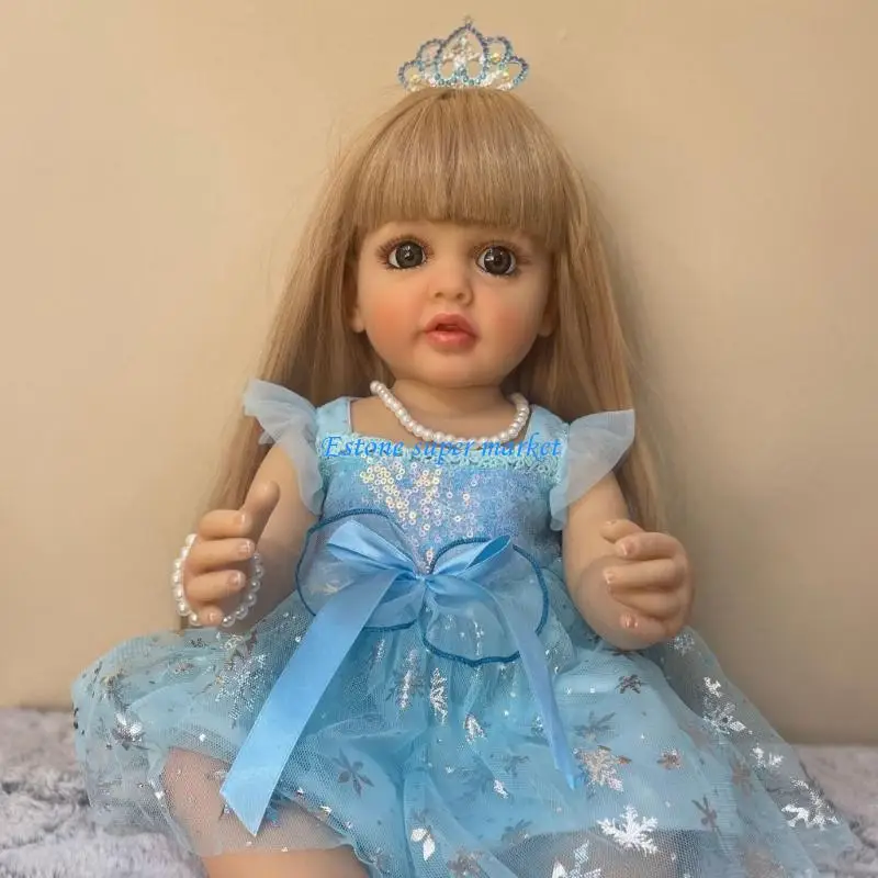 090B Waterdichte Reborns Princess Girl-Doll Soft Doll Kids Parenting Game Toy