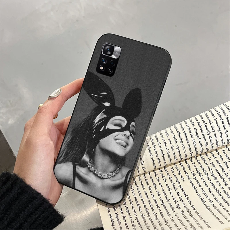 Phone Case For Xiaomi Redmi note 13 12 Pro 11S 11 10 Pro 10S 12S Redmi 10 9C 13C Singer Pop star Ariana grande