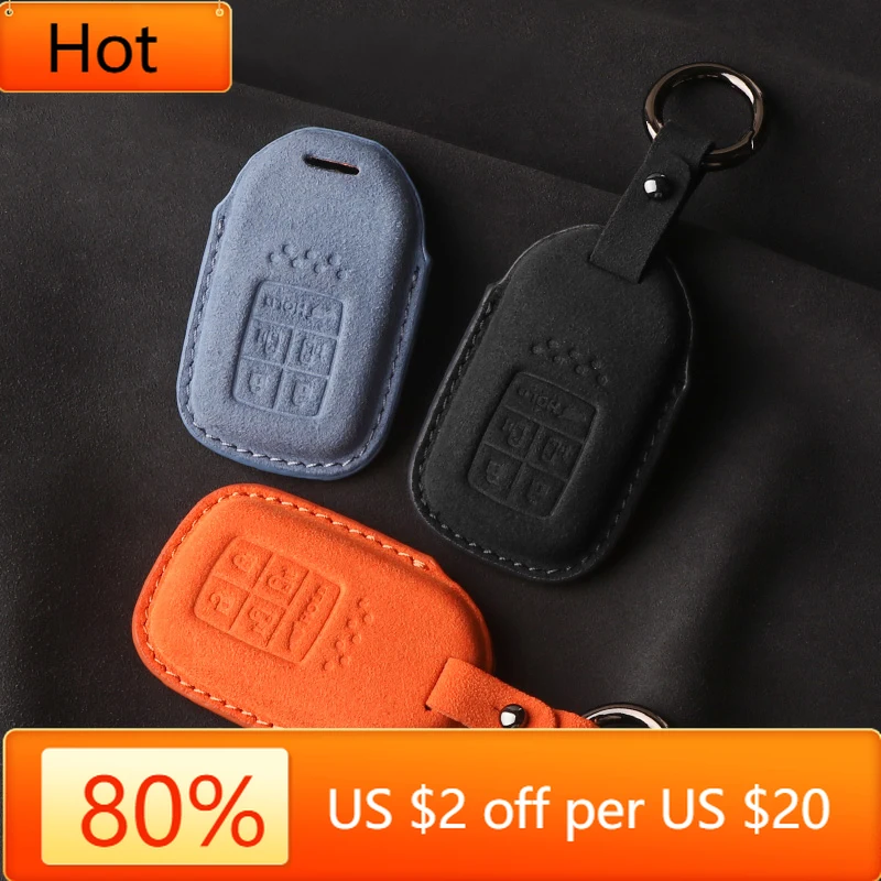 

Внутренние молдинги для Honda Civic CRV HRV Accord Pilot Fit Freed Vezel Odyssey 2018-2022, замшевый чехол для автомобильных ключей, защитная крышка She