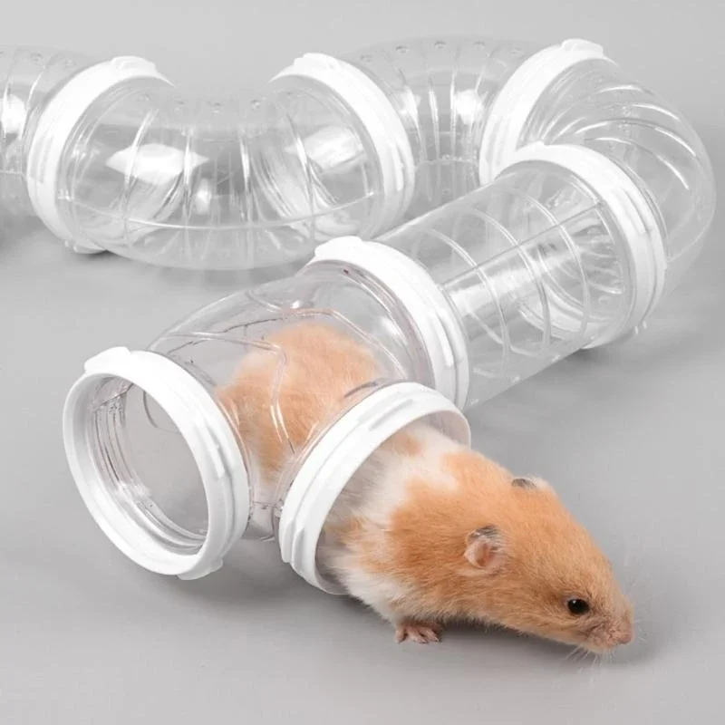 Túnel Gerbil Túnel Diy Tubo Clear Monte Túnel Diy Adequado para Túnel Clear para Adesortos Mouse da gaiola hamster