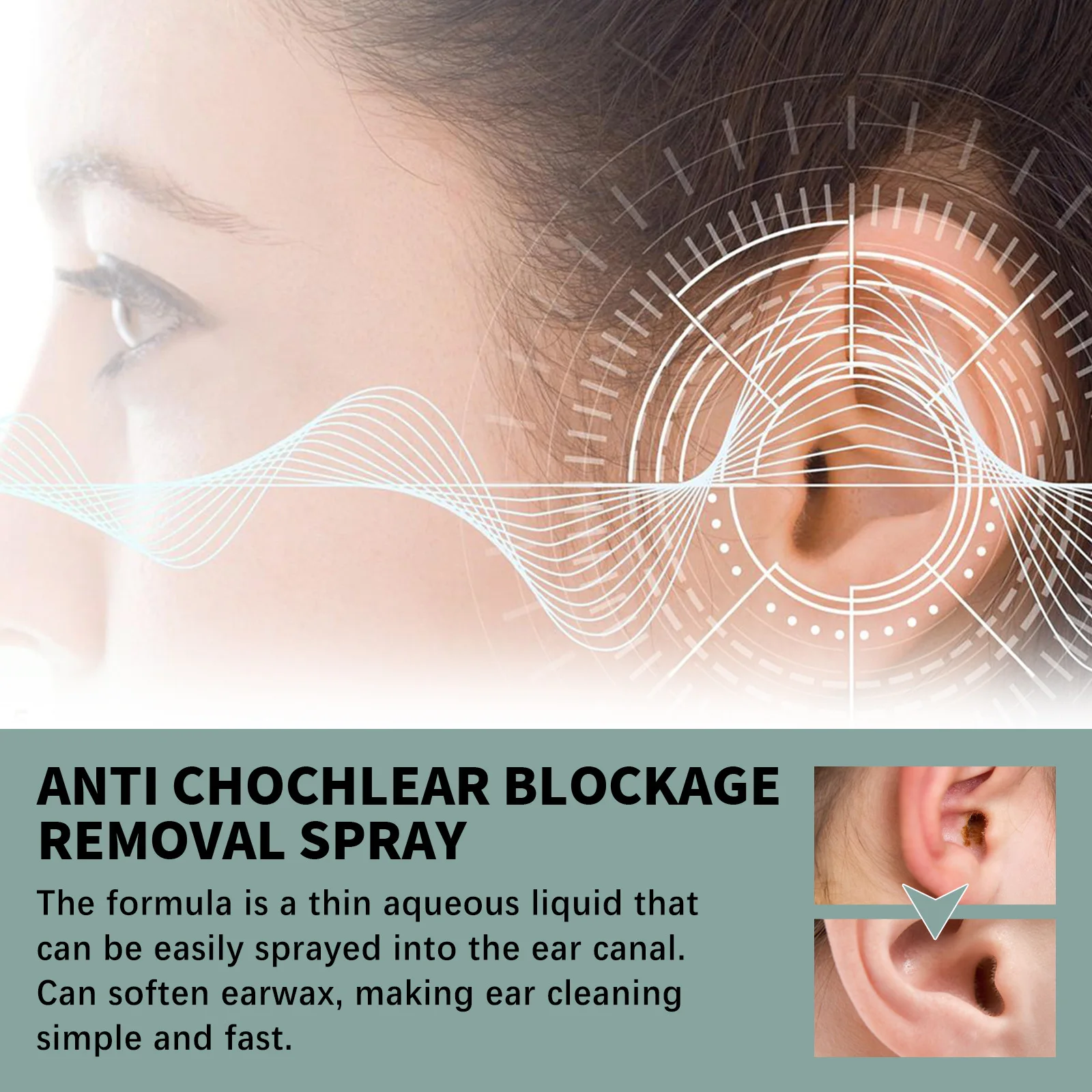 Tinnitus Relief Spray Treatment Deafness Ringing Buzzing Relieve Ear Pain Itching Anti Headache Prevent Hearing Loss Health Care
