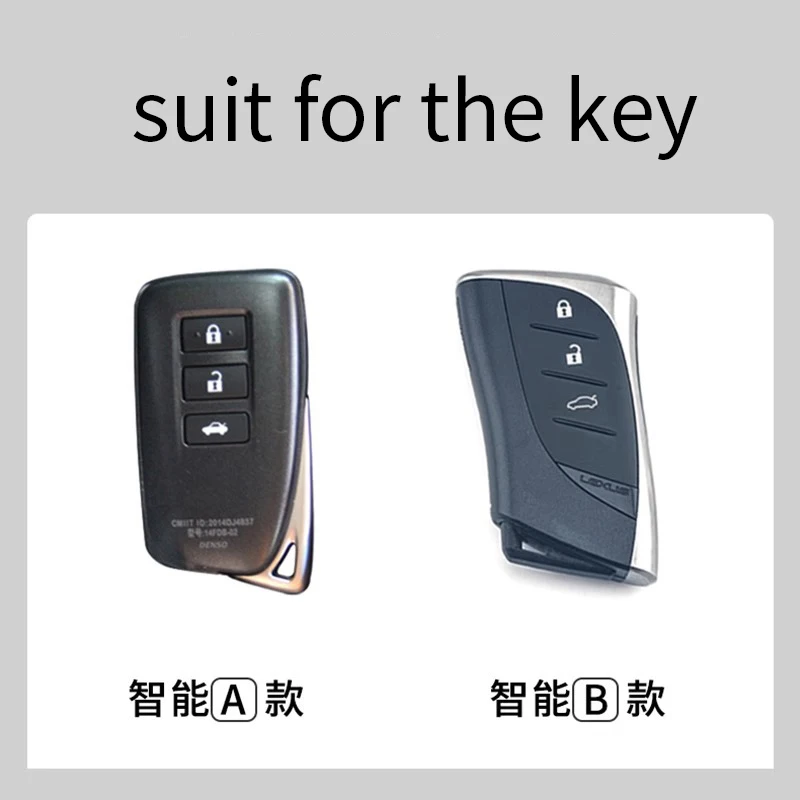 Zinc Alloy for Lexus NX ES UX US RC LX GX IS RX 200 250h 350h LS 450h 260h 300h UX200 Smart Remote Car Key Case Cover Fob Chian