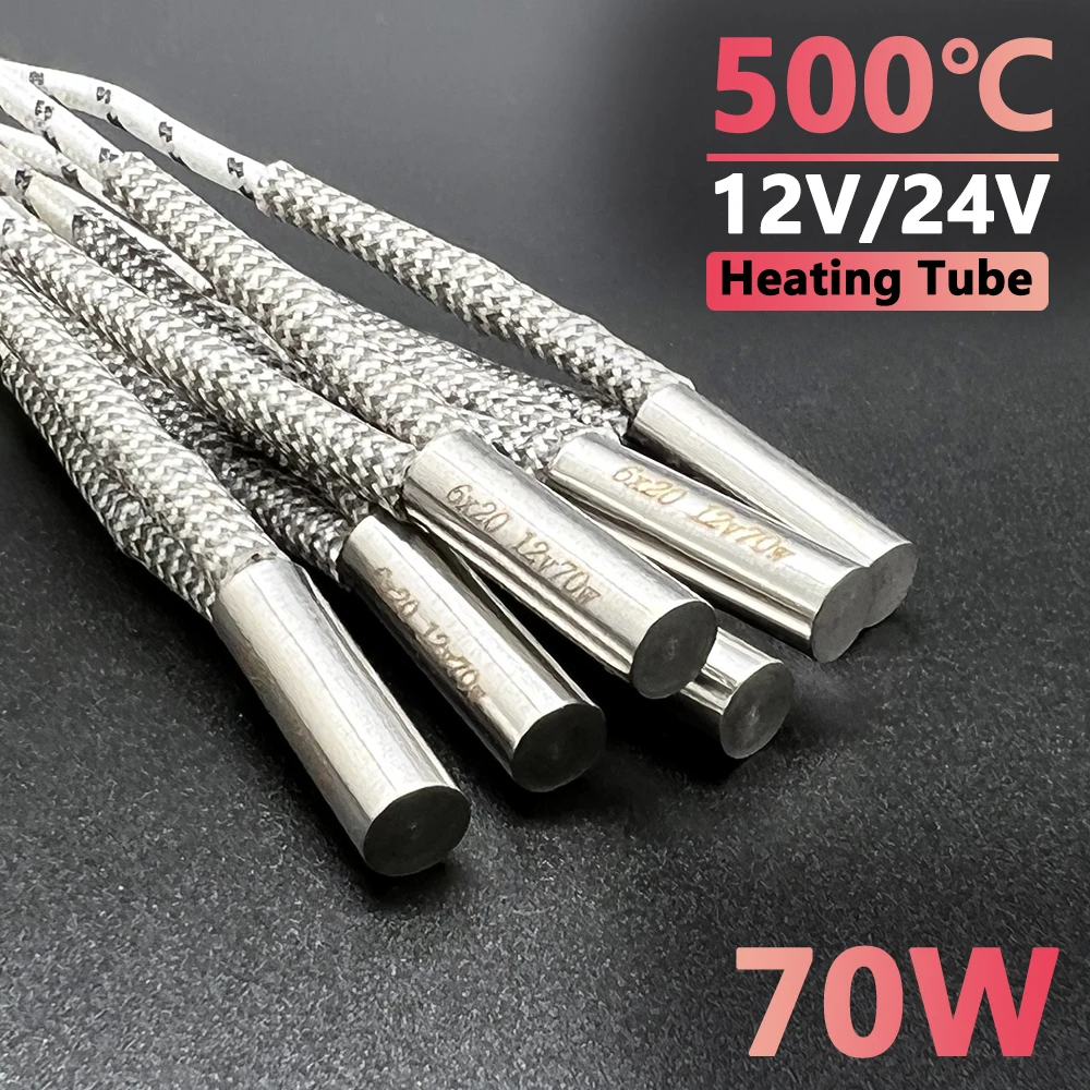 Części drukarki 3d 12/24V 70W wkład grzewczy E3D V6 Volcano Heaterblock grzejnik Hotend 50W wysokotemperaturowa rura grzewcza