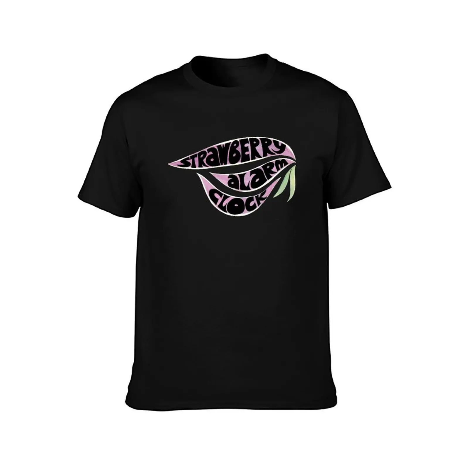 Strawberry Alarm Clock T-Shirt Basic Simple Casual Short Sleeve Tee T-Shirt