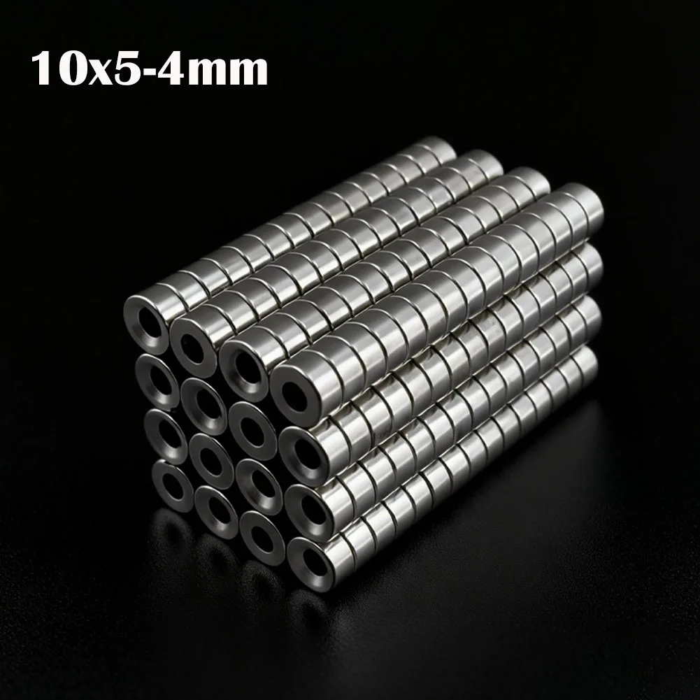 Powerful Neodymium Magnet 10x5-4mm Round Super Strong Magnets with Hole NdfeB Permanent Magnetic Imanes DIY Refrigerator Magnet