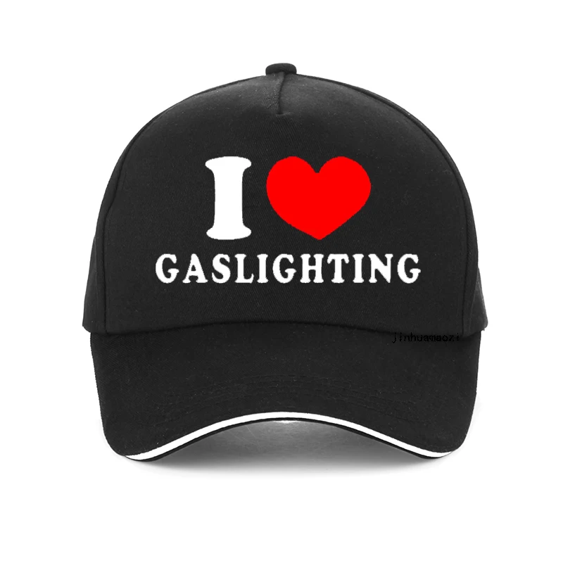 I Love Gaslighting hat Men Meme Classic Letter Printed baseball cap Women Casual Summer Style Hip Hop Snapback hats gorras