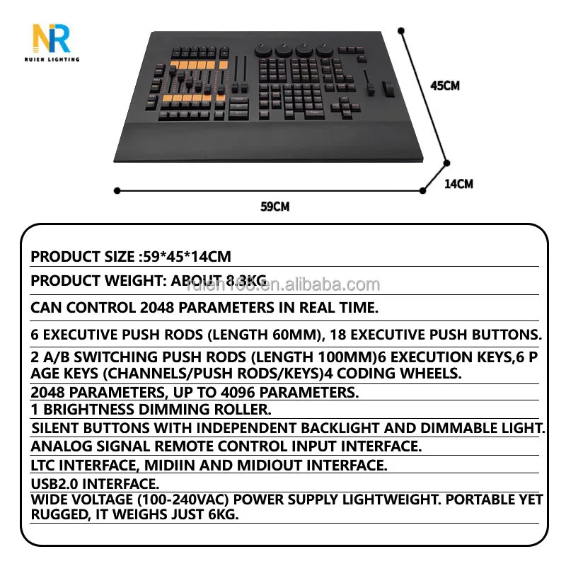 MA Console Command Wing DMX512 Touch Console Large Active Dimming Console