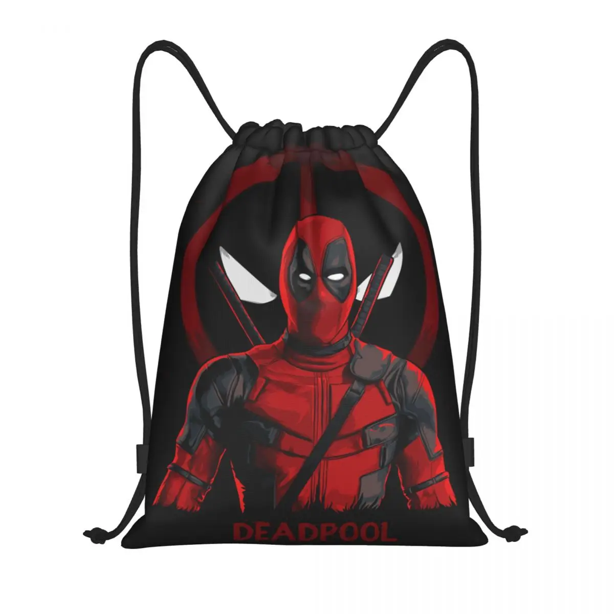 Benutzerdefinierte Deadpool Kordelzugtasche zum Einkaufen Yoga Rucksäcke Männer Frauen Sport Gym Sackpack