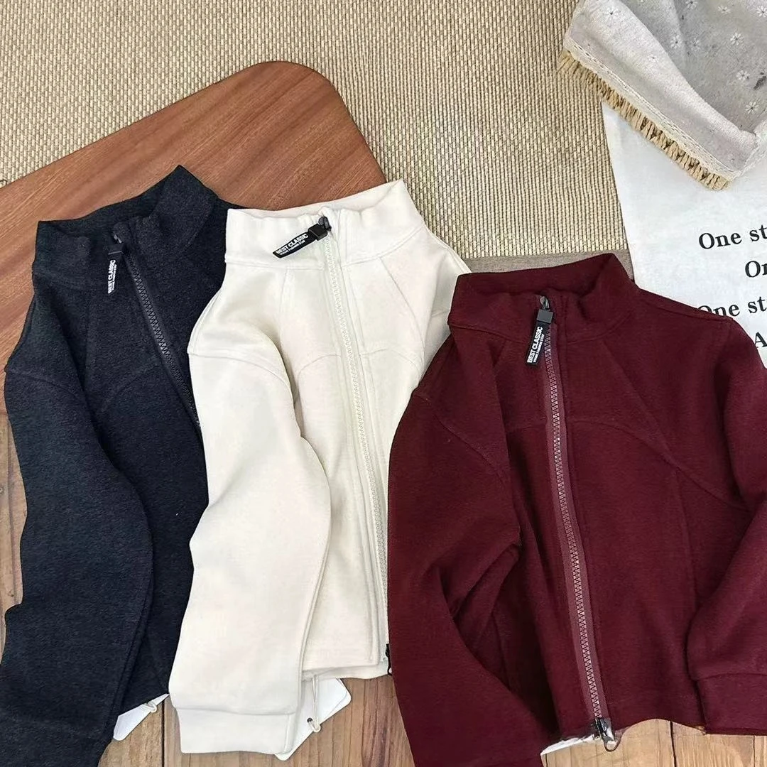 

Girls' coat 2025 autumn Korean version sweater cardigan