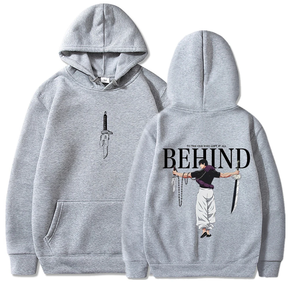 

Jujutsu Kaisen Anime Hoodies Men Women Fushiguro Toji Manga Hooded Pullover Gothic Sweatshirts Hip Hop Streetwear Men's Clothing