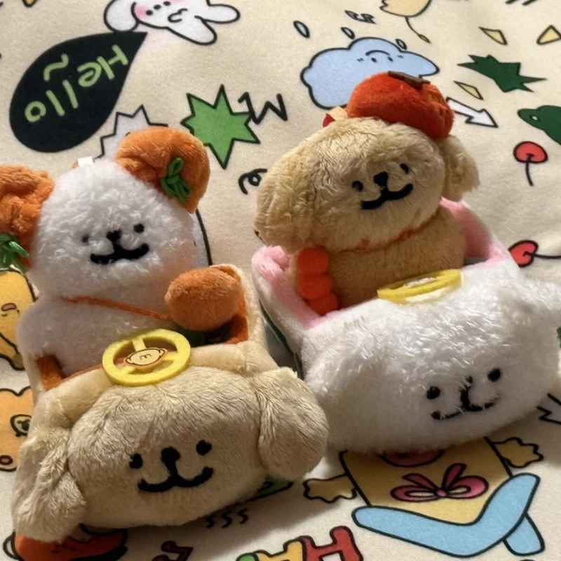 

Original Maltese Car Ornament Cute Plush Doll/Figure Accessories Storage Table Decoration Ornament, Birthday Gift Friends