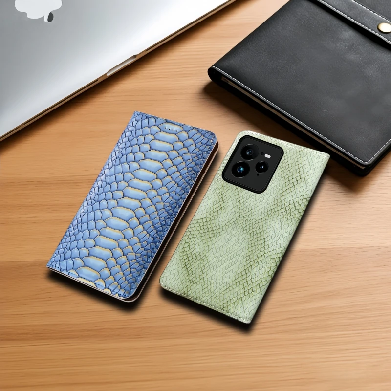 

Leather Wallet Phone Case For Realme GT7 GT6 GT5 GT3 GT GT2 6 6T 7 7T Pro 5G Master Magnetic Flip Cover Cases