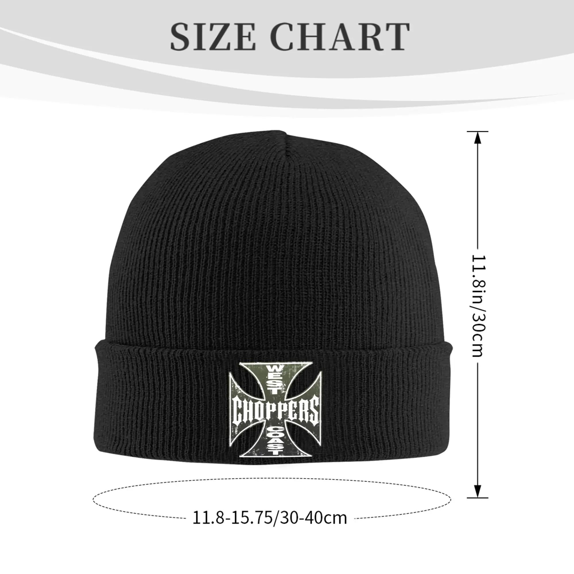 Custom Choppers Rock Skullies Beanies Caps Hip Hop Winter Warm Women Men Knit Hats Adult Unisex Heavy Metal Music Bonnet Hat