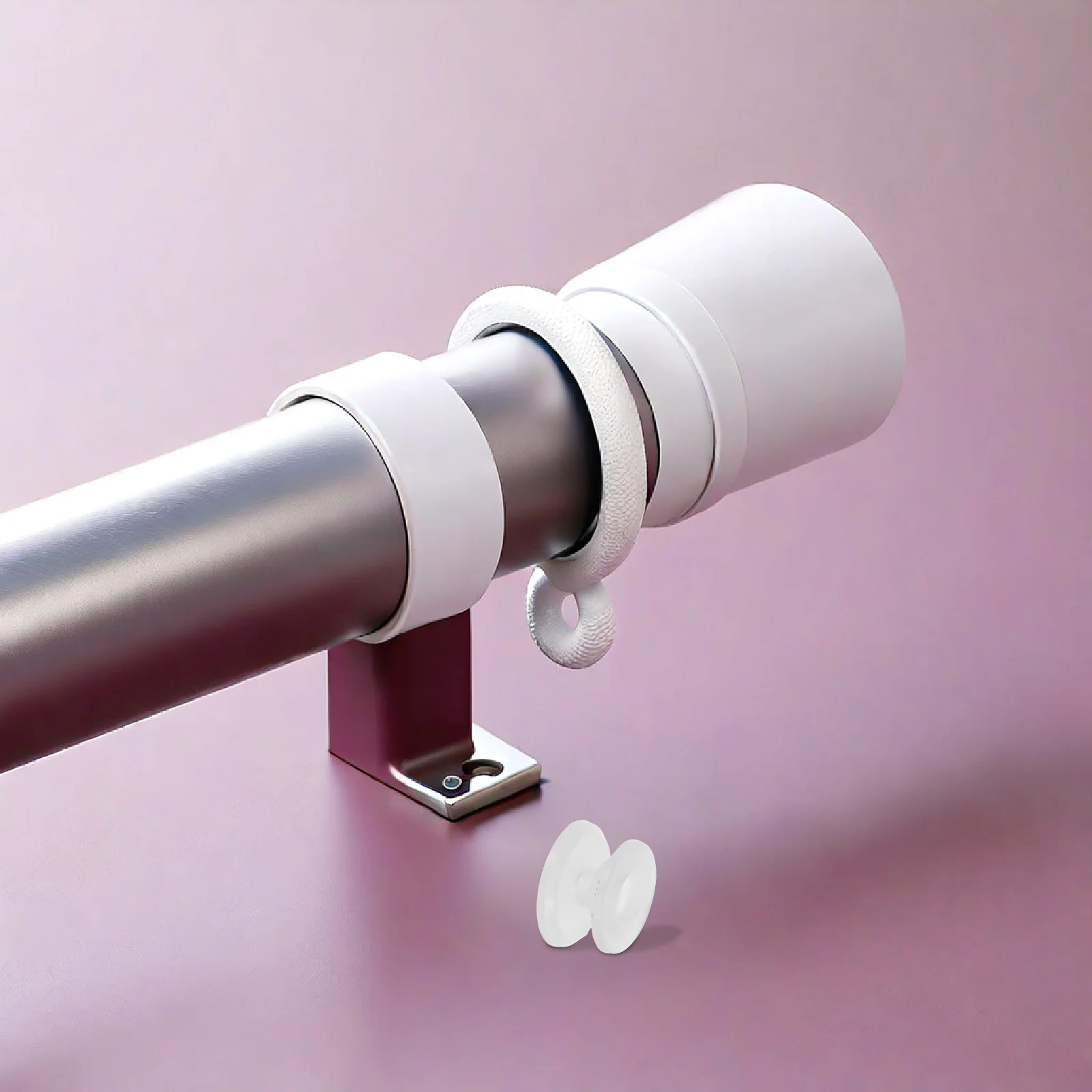 4 قطعة الستار الحبل اللفاف الحد الأدنى البلاستيك حامل شرابة أعمى لستائر النوافذ توفير المساحة إدارة الحبل تصميم آمن #2