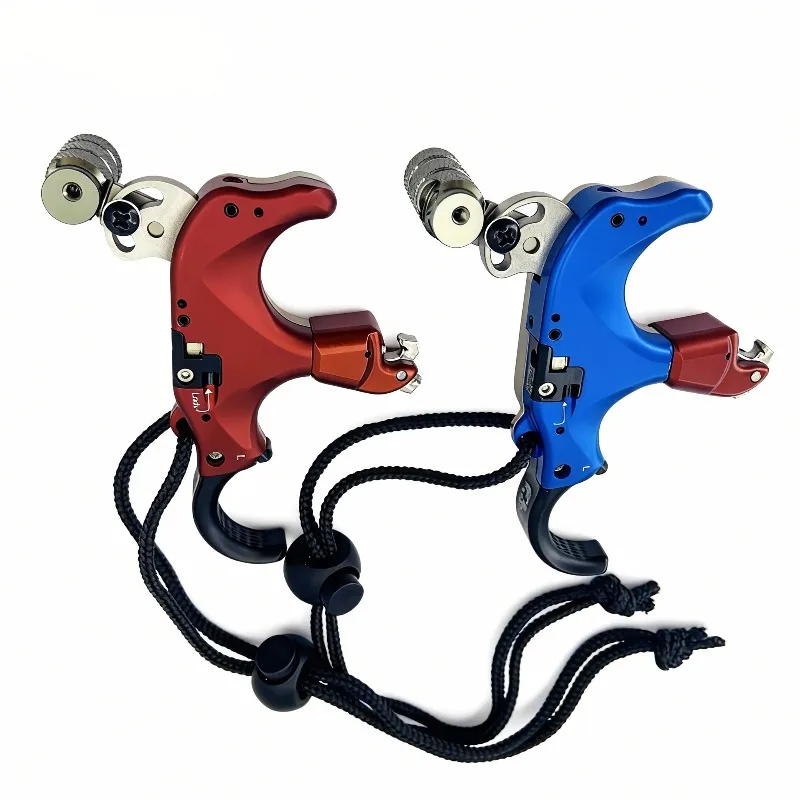 Archery Release Assist Device, Thumb Trigger Compound Bow, Hunting Accessory Equipment, Adjustable Caliper, Portable