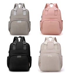 Mummy Bag USB Diaper Bag Baby Care Large Capacity Mom Backpack Mummy Maternity Wet Bag Waterproof Baby Pregnant Bag Nappy Bag