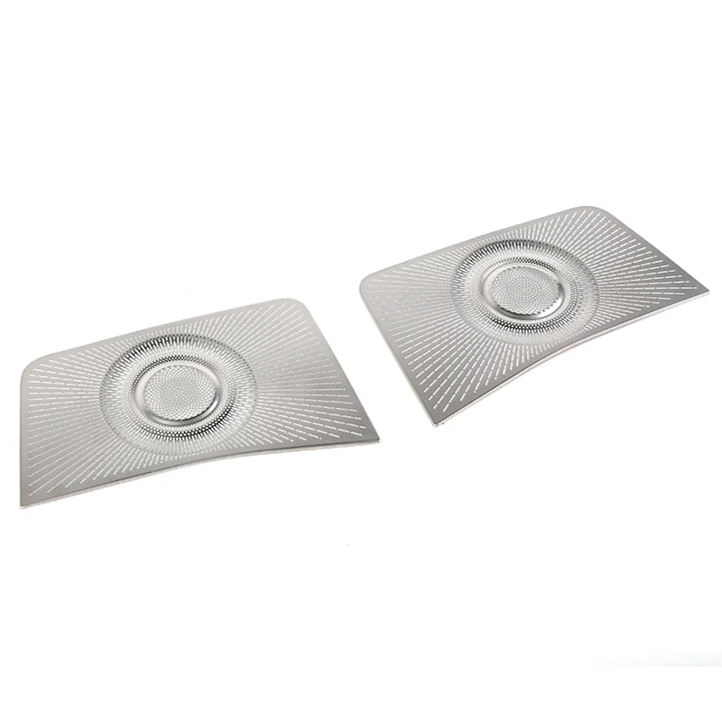 

2 Piece Car Front A Pillar Audio Horn Speaker Cover Sticker Trim Parts Accessories Stainless Steel For Ford Bronco 2021-2023-X67