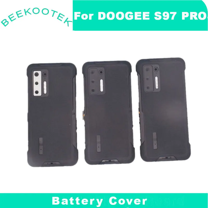 New Original DOOGEE S97Pro Battery Cover Back Cover Fingerprint Receiver Repair Replacement Accessories For Doogee S97 Pro Phone