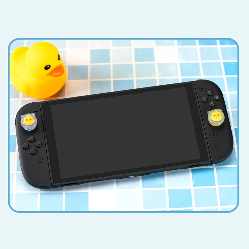 بلينغ داك سيليكون لينة متحكم الأصابع xbox one قبضة غطاء عصا التحكم غطاء لنينتندو سويتش 2 Joycon بريق NS2 تحكم Thumbstick #5