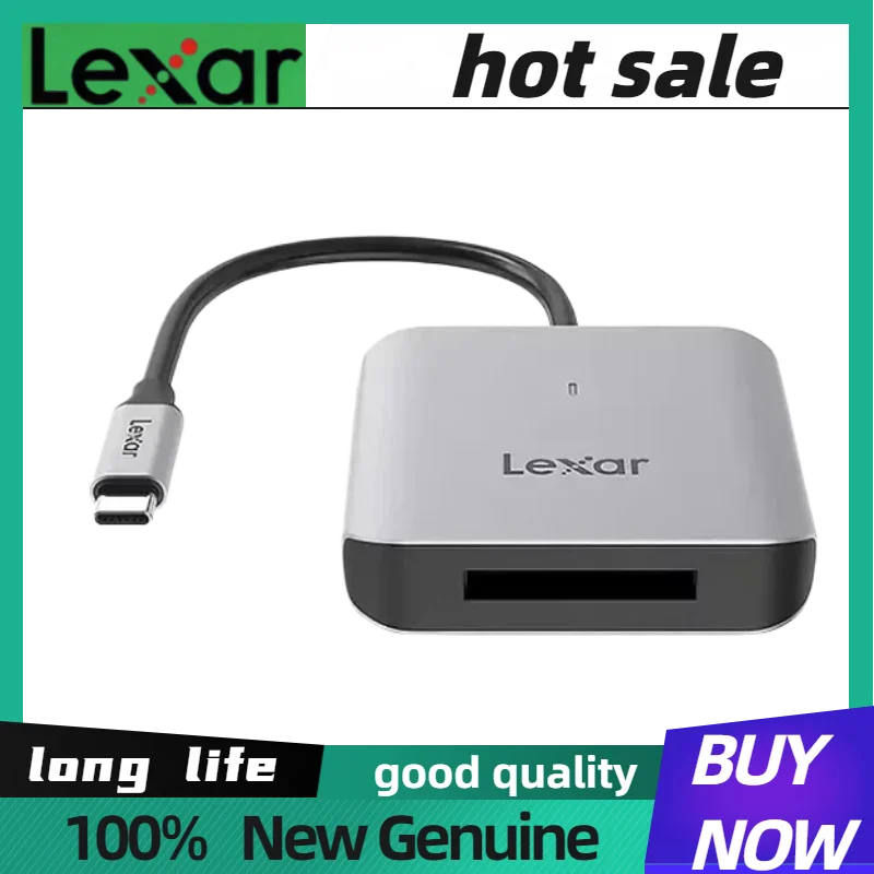 

Lexar Original USB 3.2 Gen 2 Type C Interface CFexpress Type B 510U Card Reader 8K 10Gbps CFE Memory Card Reader