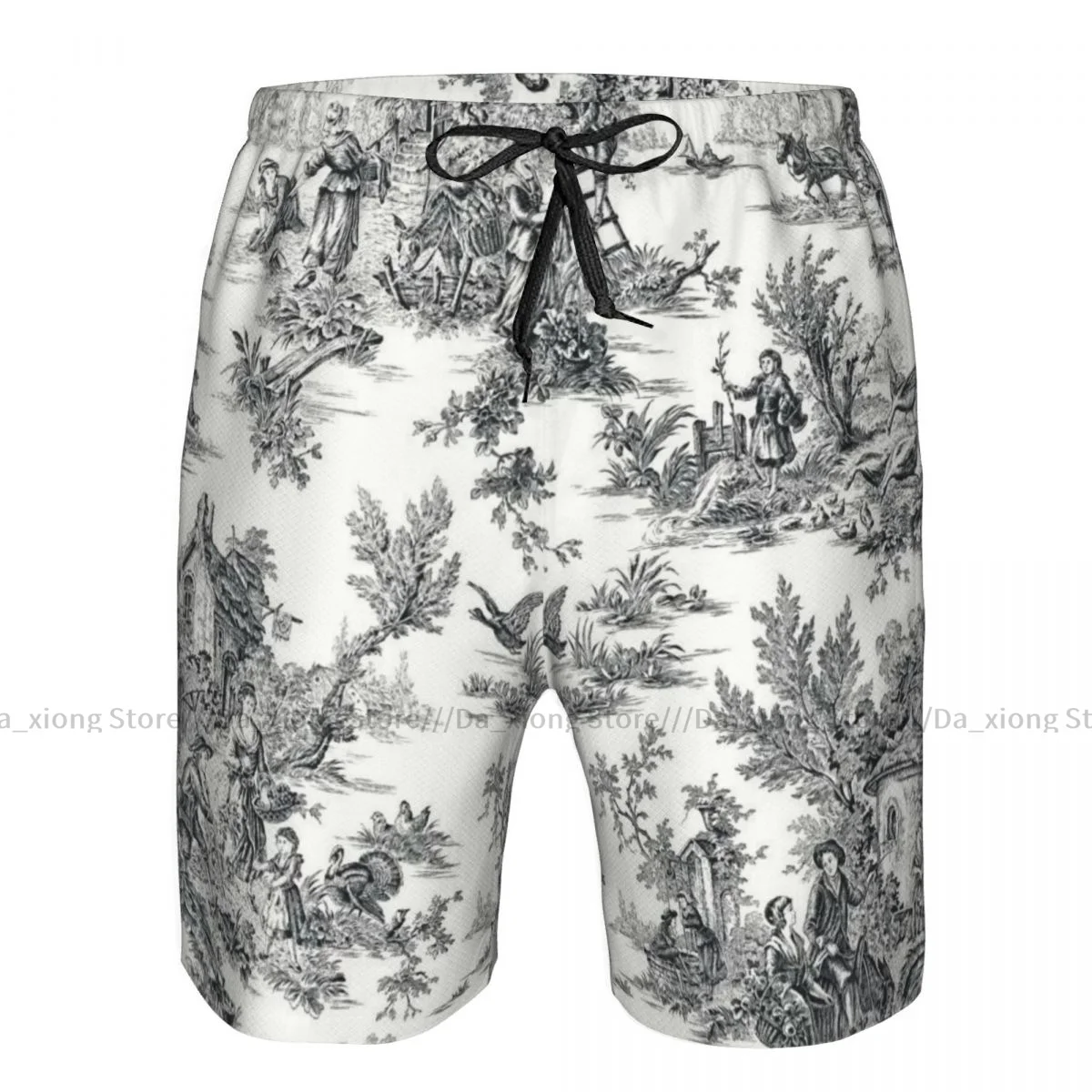 Ashford House Toile Quick Dry Swimming Shorts For Men Swimwear Swimsuit Trunk Bathing Beach Wear