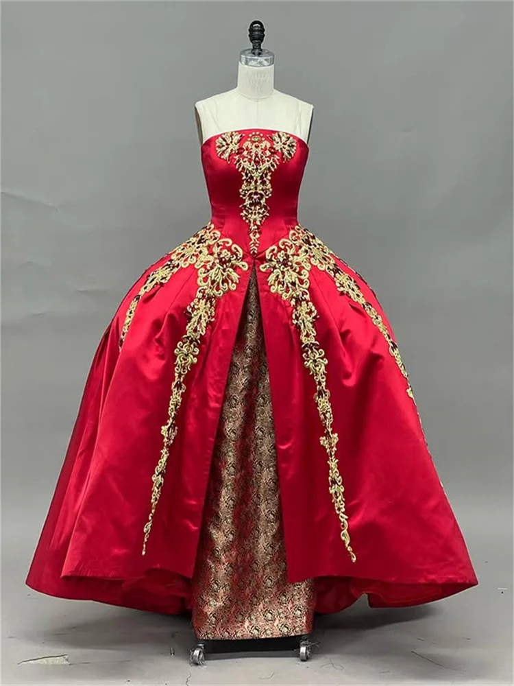 Anastasia الأميرة الحمراء الحرب الأهلية الإيكتيورية جنوب حسناء الكرة ثوب حمالة مساء حفلة موسيقية مسرح فستان أنيق مخصص