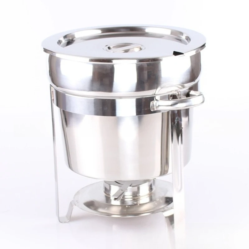 

11-Liter stainless steel self-service soup stove with electric heating plate