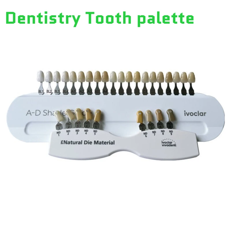Dentistry 29 Colors Colorimetric Plate Whitening Contrast Suit Porcelain Fused To Metal Teeth Oral Cavity Ceramic Material Toos