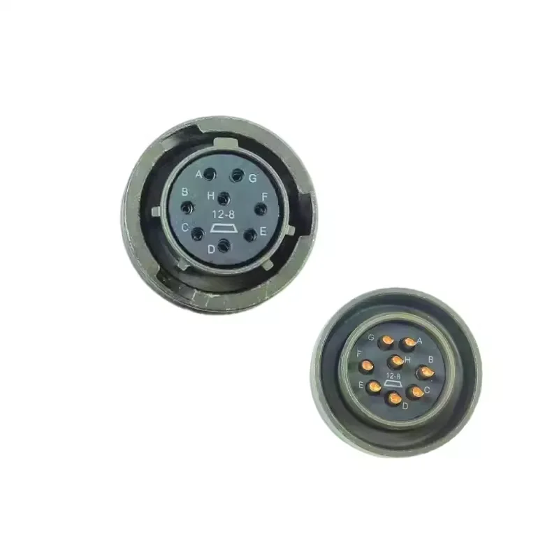 PT06E-12-8S/P(SR) PT02E-12-8P/S PT 26482 MIL PT06E 12-8S 12-8 PT02E 12-8P 8 Pin Core Aviation Plug Connector Waterproof