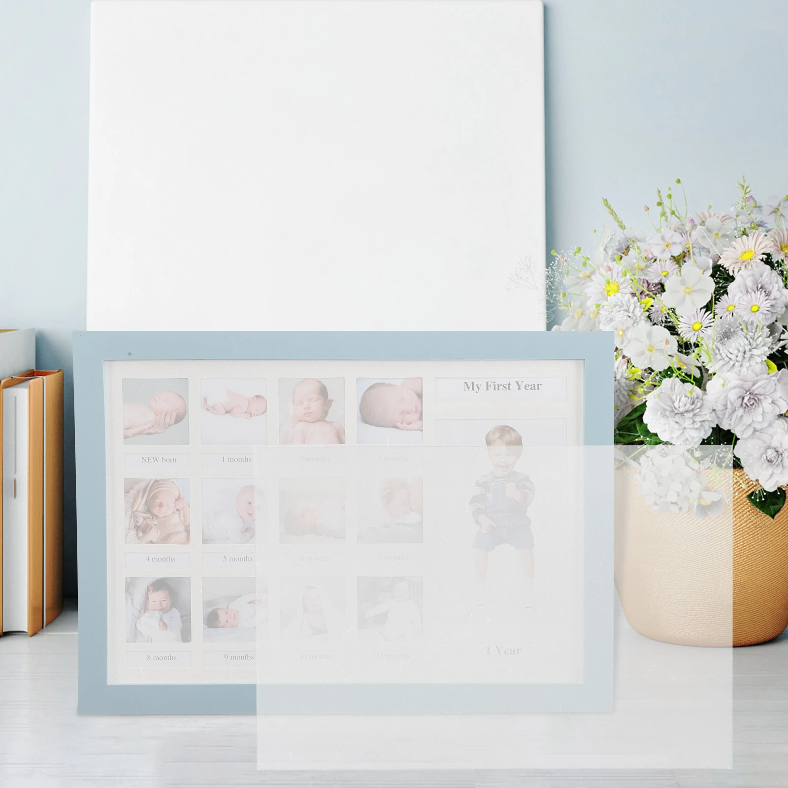 

10pcs Photo Frame Acrylic Sheet Clear Plastic Sheets For Crafts Double-Sided Adhesive Film Crafting Projects Acrylic Panel Decor