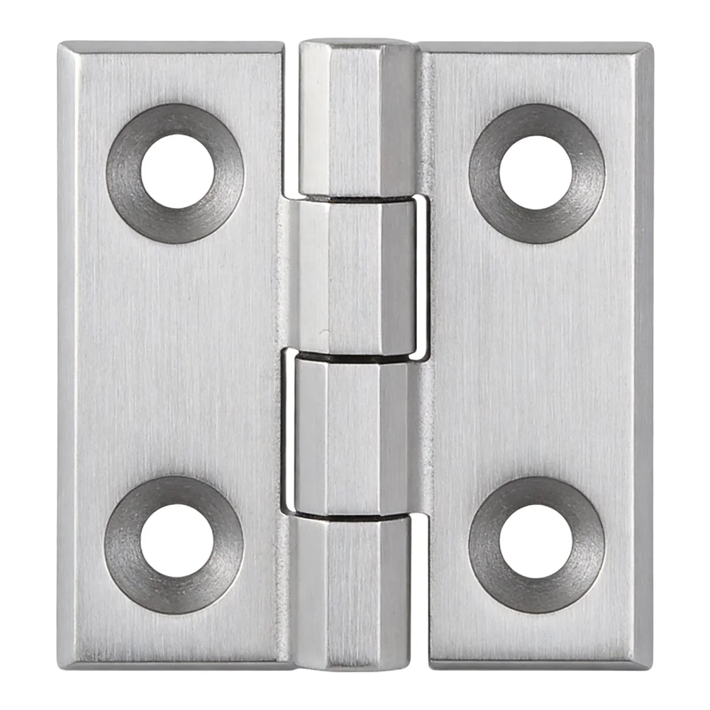 40*40mm Electrical Cabinet Hinge Brushed Finish Design Heavy Use Durability Modern Aesthetic Appeal Furniture Assembly