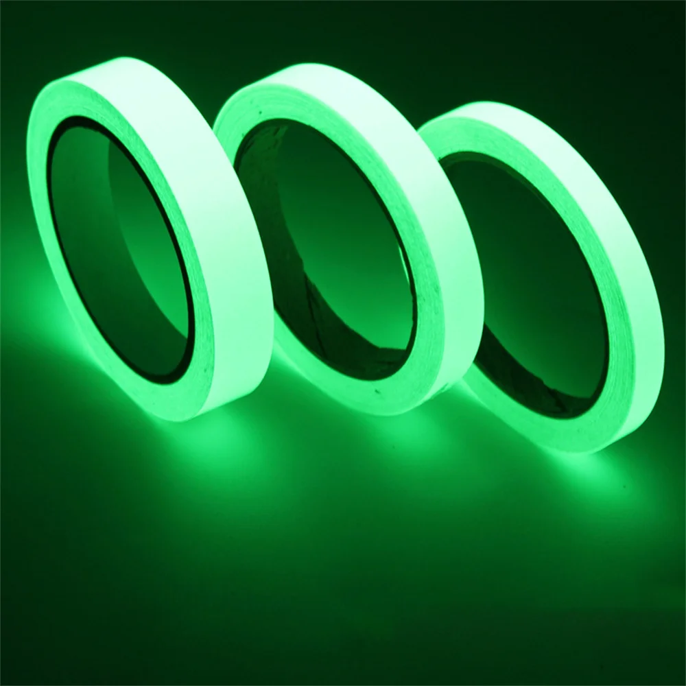 Self-adhesive Glow Tape Luminous Tape Emergency Logo In The Dark Safety Stickers Home Decor Party Stage Supplies Decorative